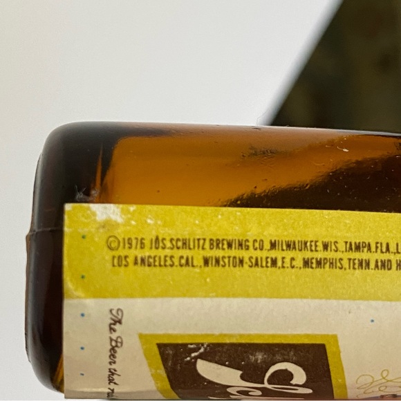 Vintage Schlitz Miniature Beer Bottle Salt and Pepper Bottles Pair Brown 4” - Picture 13 of 13